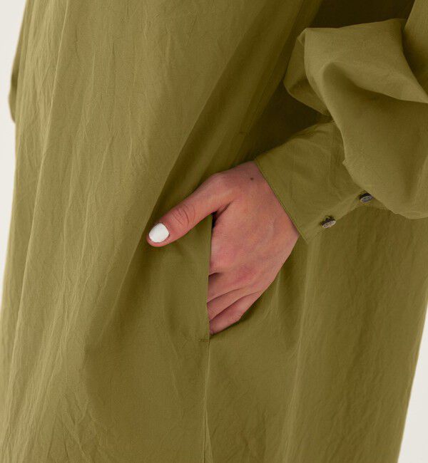 GALERIE VIE「コットンシルクウェザー クルーネックワンピース」|ワンピース|