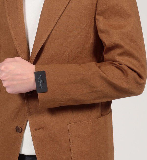 TOMORROWLAND BUYING WEAR「ERRICO FORMICOLA リネンシングル ブレステッド3Bジャケット」|テーラードジャケット|