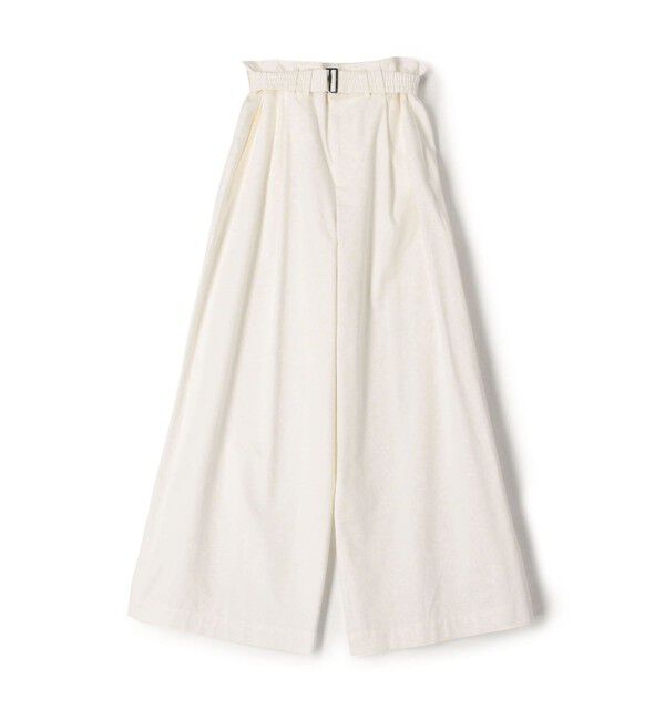GALERIE VIE「ノンマーセラコットンギャバジン ワイドイージーパンツ」|その他|11 ホワイト
