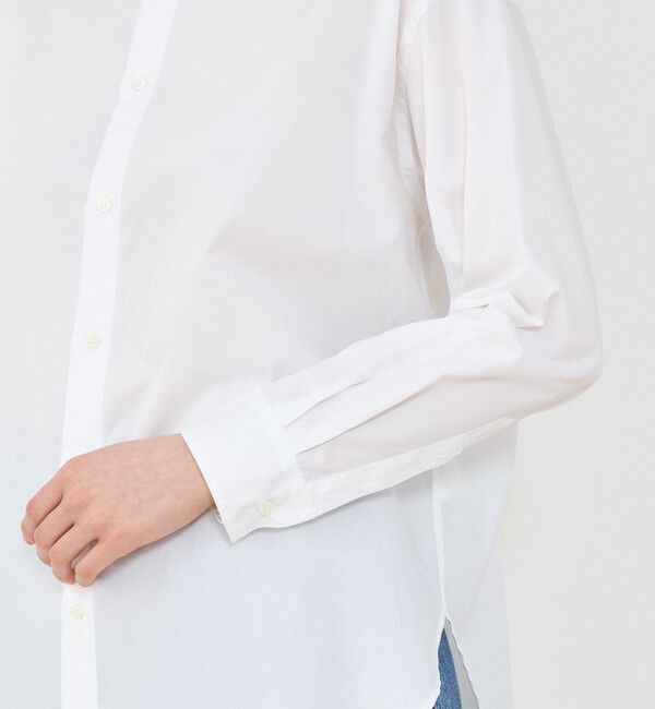 GALERIE VIE「コットンブロード スタンドカラーシャツ」|シャツ・ブラウス|