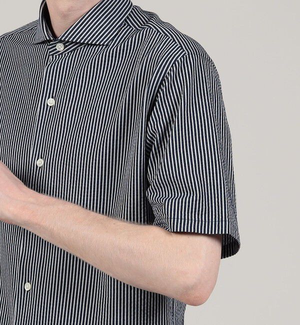 TOMORROWLAND MENS「36ゲージコットンポリエステルニット カッターウェイシャツ」|シャツ・ブラウス|