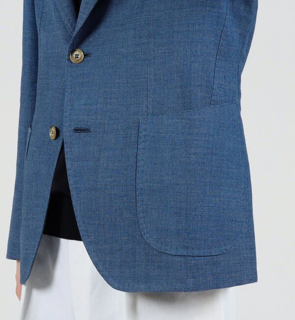 TOMORROWLAND BUYING WEAR「GABO コットンポリエステルリネン シングルブレステッド2Bジャケット」|テーラードジャケット|
