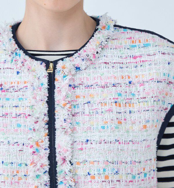 TOMORROWLAND collection「パステルファンシー デニムコンビジレ」|ベスト・ジレ|