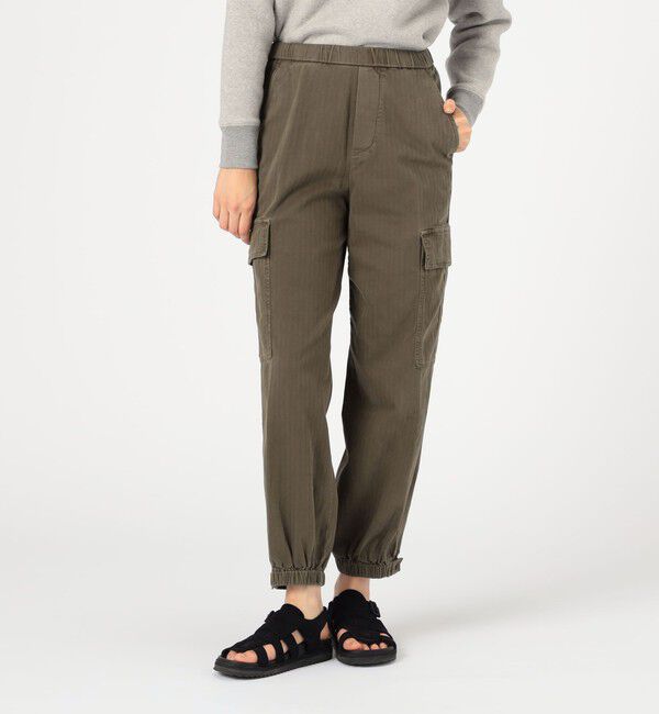 JAMES PERSE「ヘリンボーンツイルパラシュートパンツ WHBS1102」|カーゴ|