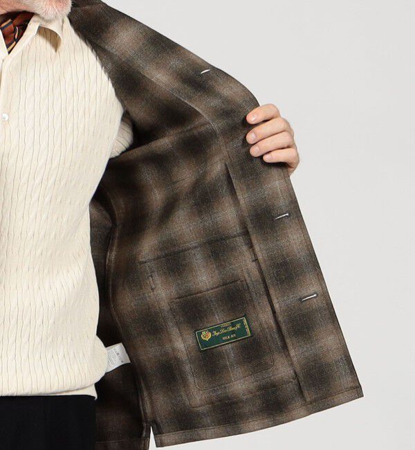 TOMORROWLAND MENS「ウールカシミヤシルク ダブルポケット シャツジャケット SILKAIR LORO PIANA」|ブルゾン・スタジャン|