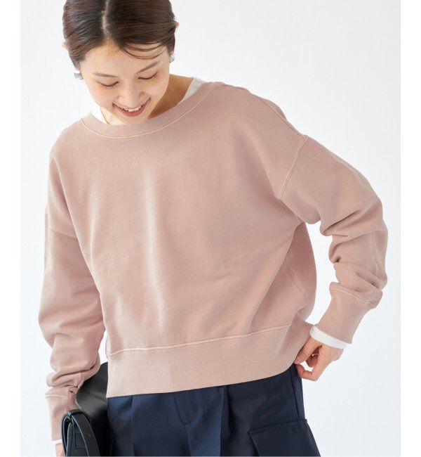 IENA「《追加》ピグメントスウェットプルオーバー」|スウェット・ジャージ|