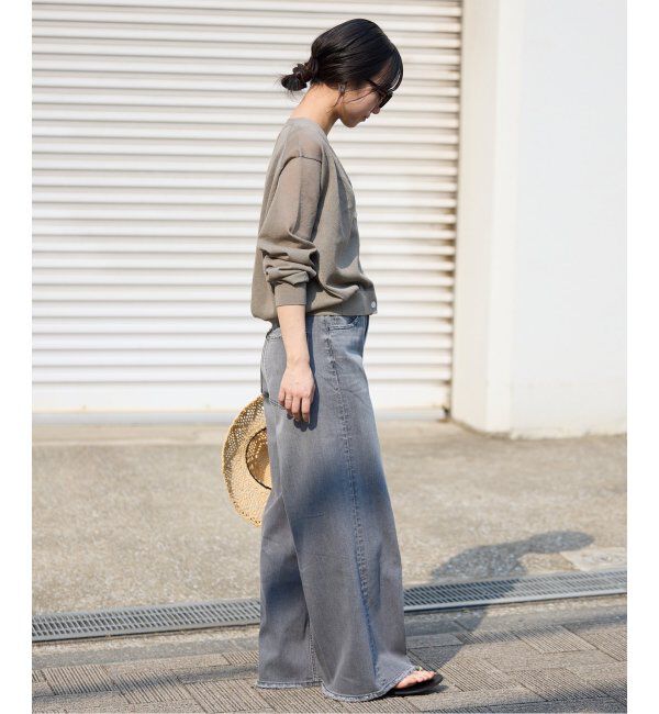 SLOBE IENA「《追加》リネン混シアーカーディガン」|カーディガン|