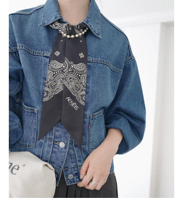 追加》Levi's/リーバイス SLOBE別注 BALLOON SLEEVE TRACKER デニム