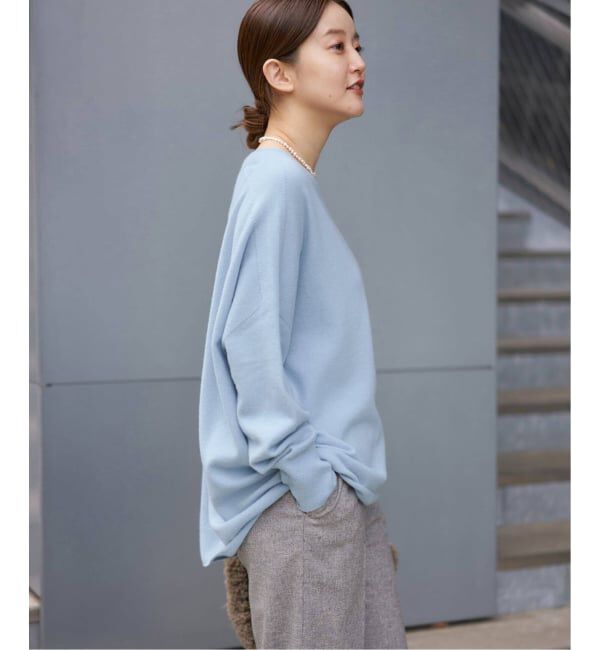 IENA「《追加5》Fineニュージーウール ニュアンス Vプルオーバー」|ニット・セーター|