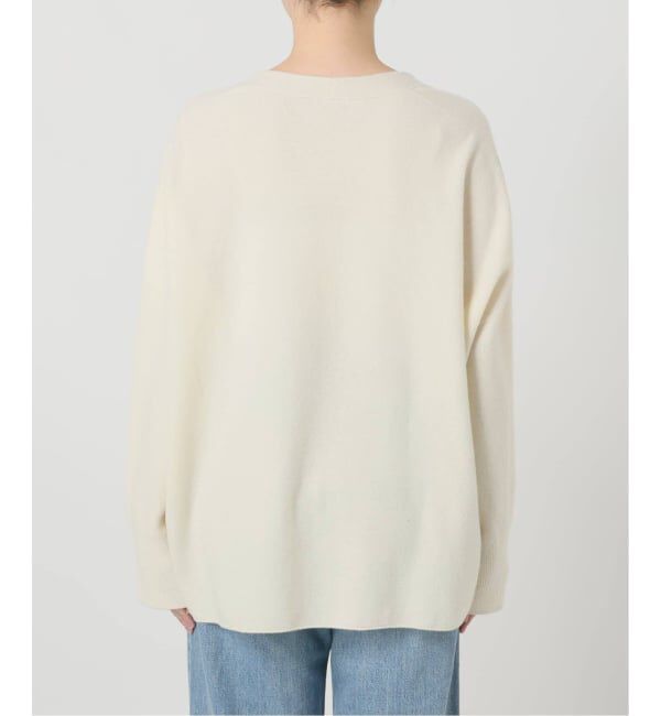 IENA「《追加5》Fineニュージーウール ニュアンス Vプルオーバー」|ニット・セーター|