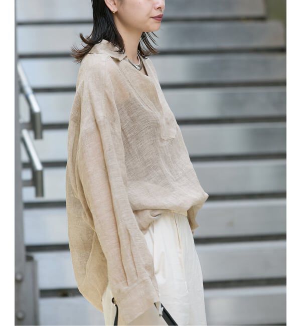 JOURNAL STANDARD「《追加2》リネンメッシュシャツ」|シャツ・ブラウス|