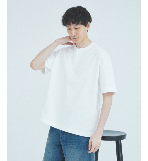 JOURNAL STANDARD「Healthknit / ヘルスニット 別注 ヘンリー ネック Tシャツ」|Tシャツ・カットソー|