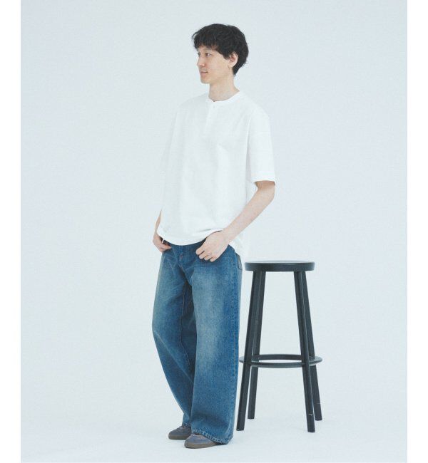 JOURNAL STANDARD「Healthknit / ヘルスニット 別注 ヘンリー ネック Tシャツ」|Tシャツ・カットソー|