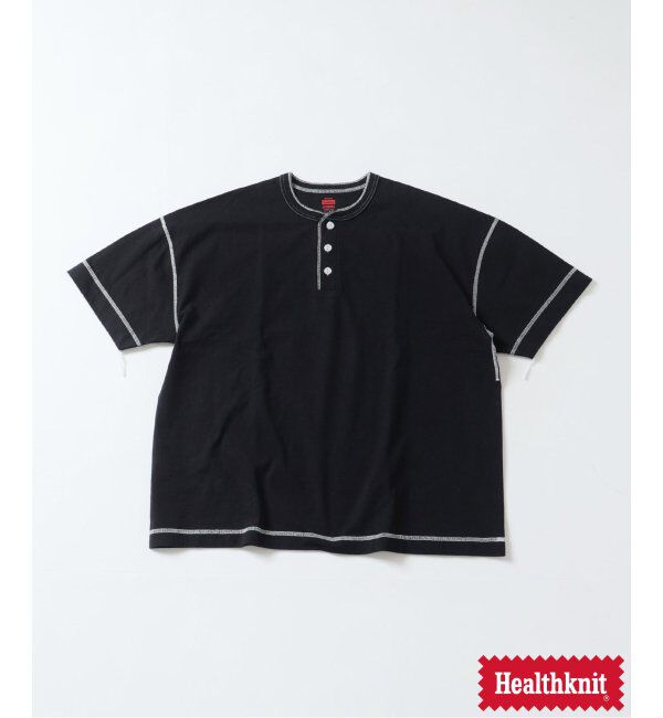 JOURNAL STANDARD「Healthknit / ヘルスニット 別注 ヘンリー ネック Tシャツ」|Tシャツ・カットソー|