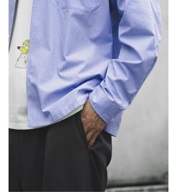 JOURNAL STANDARD relume「JAMES FABRIC / ジェームスファブリック ブルーハケメ ライトウェイトシャツ」|シャツ・ブラウス|