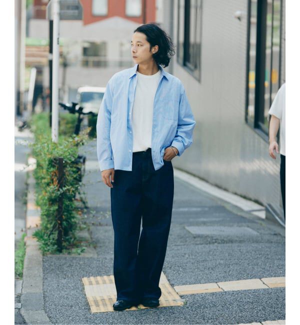 JOURNAL STANDARD relume「JAMES FABRIC / ジェームスファブリック ブルーハケメ ライトウェイトシャツ」|シャツ・ブラウス|