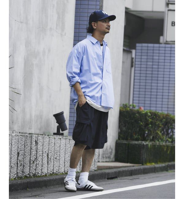 JOURNAL STANDARD relume「JAMES FABRIC / ジェームスファブリック ブルーハケメ ライトウェイトシャツ」|シャツ・ブラウス|