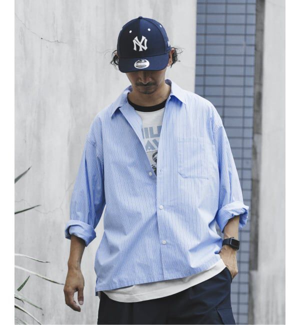 JOURNAL STANDARD relume「JAMES FABRIC / ジェームスファブリック ブルーハケメ ライトウェイトシャツ」|シャツ・ブラウス|