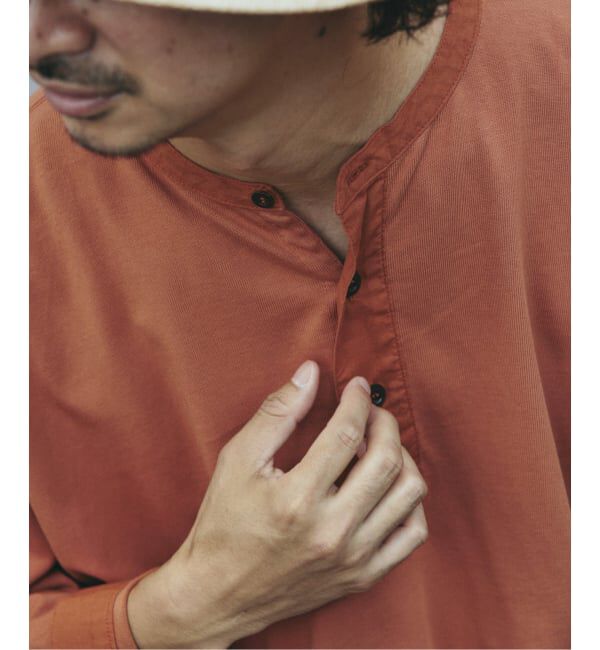 JOURNAL STANDARD relume「ガーメントダイ スリーピング ヘンリーネック Tシャツ」|Tシャツ・カットソー|