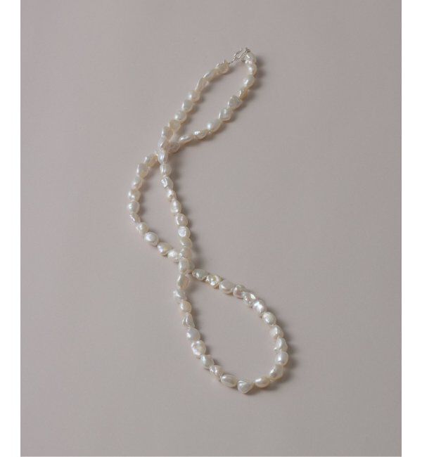Lilas by Spick&Span「バロックパール65cmネックレス SV」|ネックレス|
