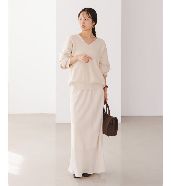 NOBLE「《追加3》キュプラナローAラインスカート」|スカート|