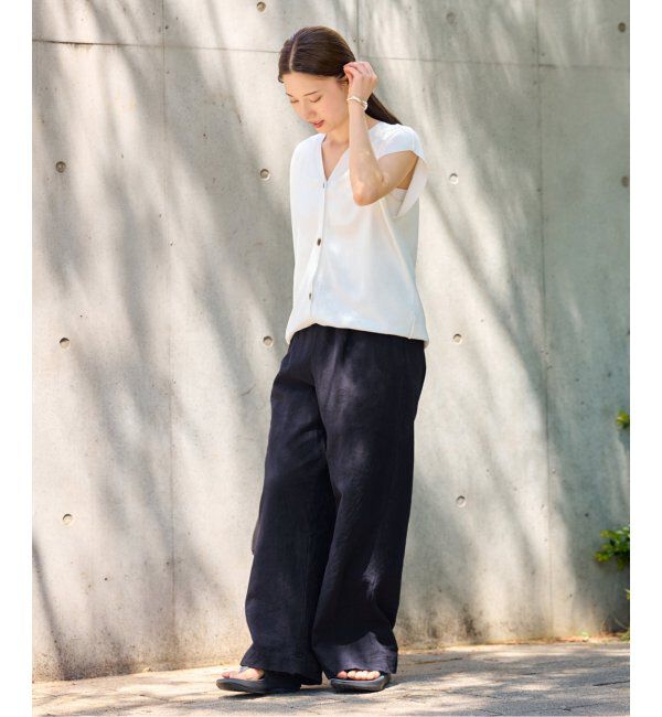 FRAMeWORK「綿麻イージーパンツ」|その他|