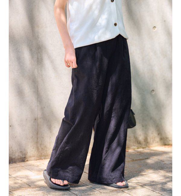 FRAMeWORK「綿麻イージーパンツ」|その他|
