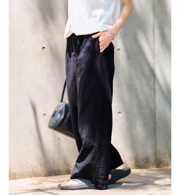 FRAMeWORK「綿麻イージーパンツ」|その他|