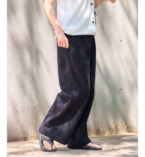 FRAMeWORK「綿麻イージーパンツ」|その他|