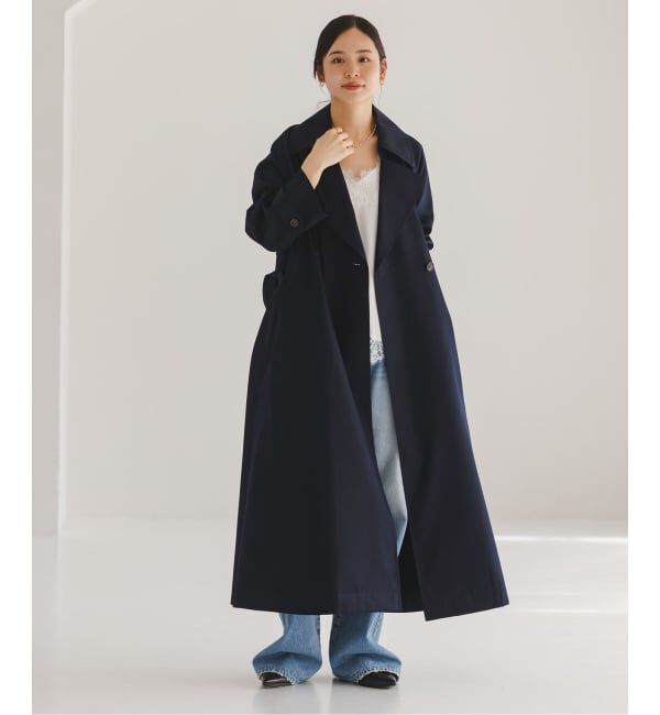 NOBLE「《予約》グロウツイルバックニュアンストレンチコート」|トレンチコート|