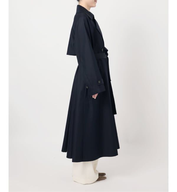 NOBLE「《予約》グロウツイルバックニュアンストレンチコート」|トレンチコート|