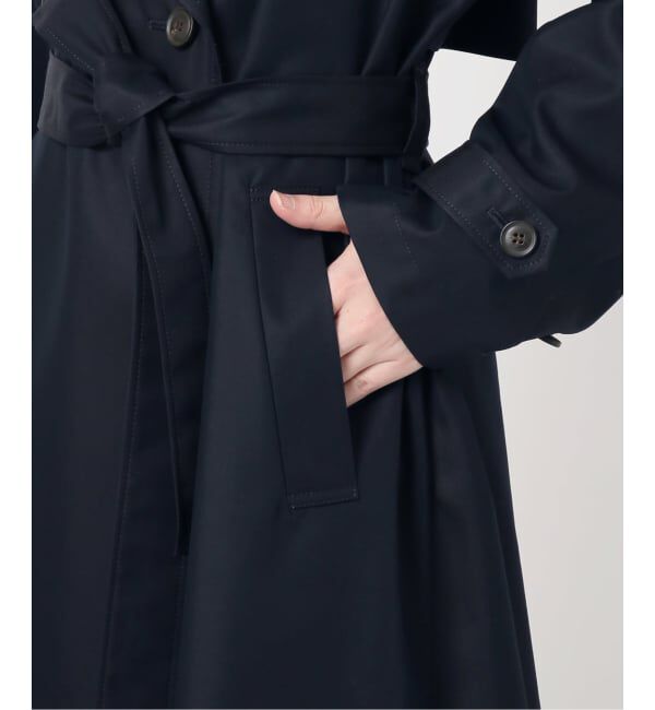 NOBLE「《予約》グロウツイルバックニュアンストレンチコート」|トレンチコート|