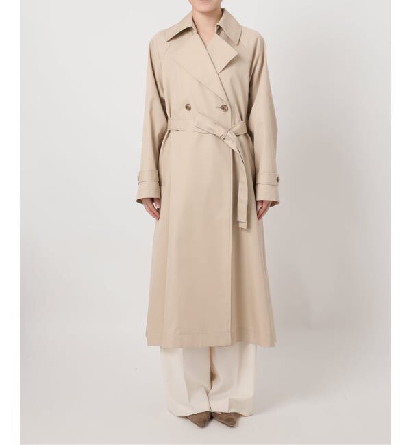 NOBLE「《予約》グロウツイルバックニュアンストレンチコート」|トレンチコート|