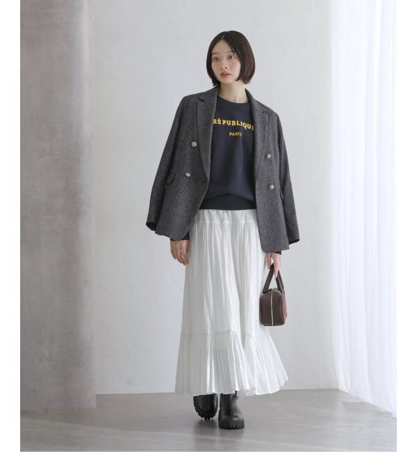  「ツイードジャケット」|テーラードジャケット|