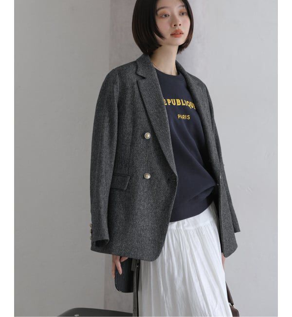  「ツイードジャケット」|テーラードジャケット|