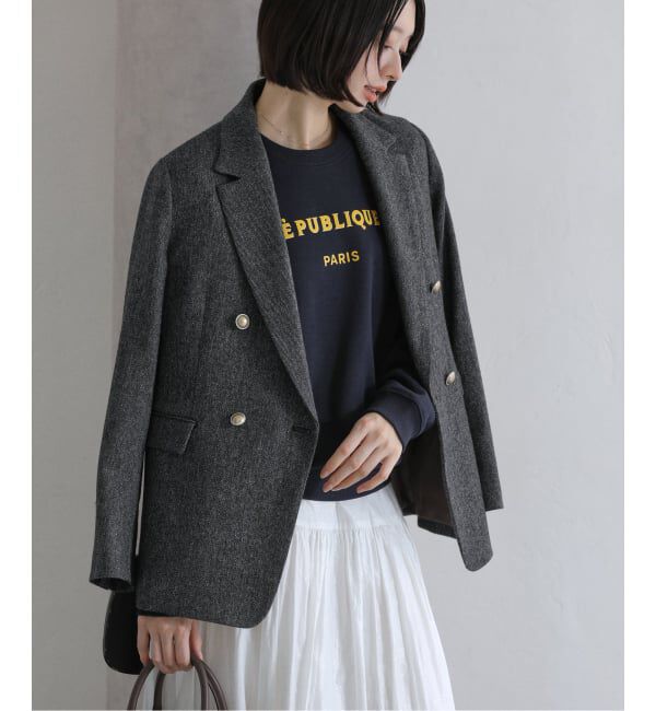  「ツイードジャケット」|テーラードジャケット|