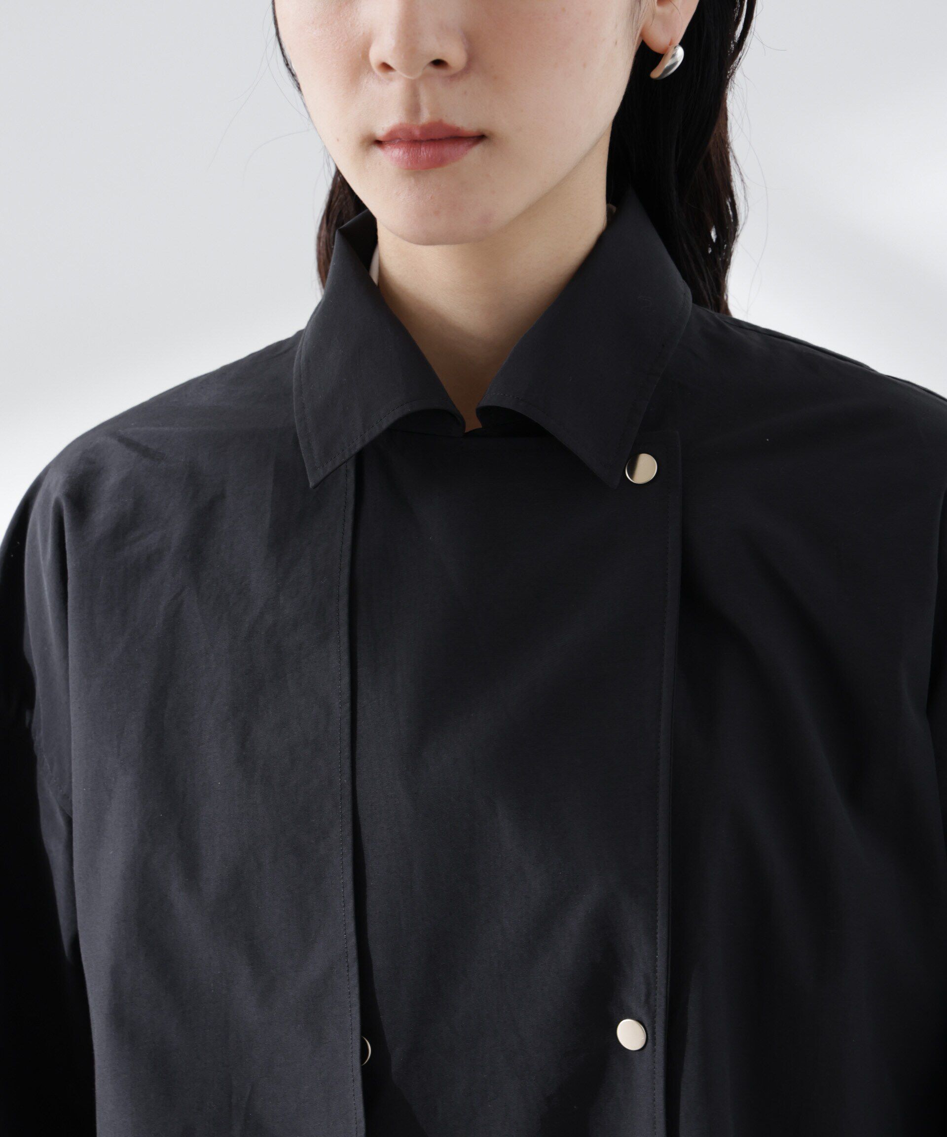 nano･universe「ミドル丈ワイドラフトレンチ」|その他|