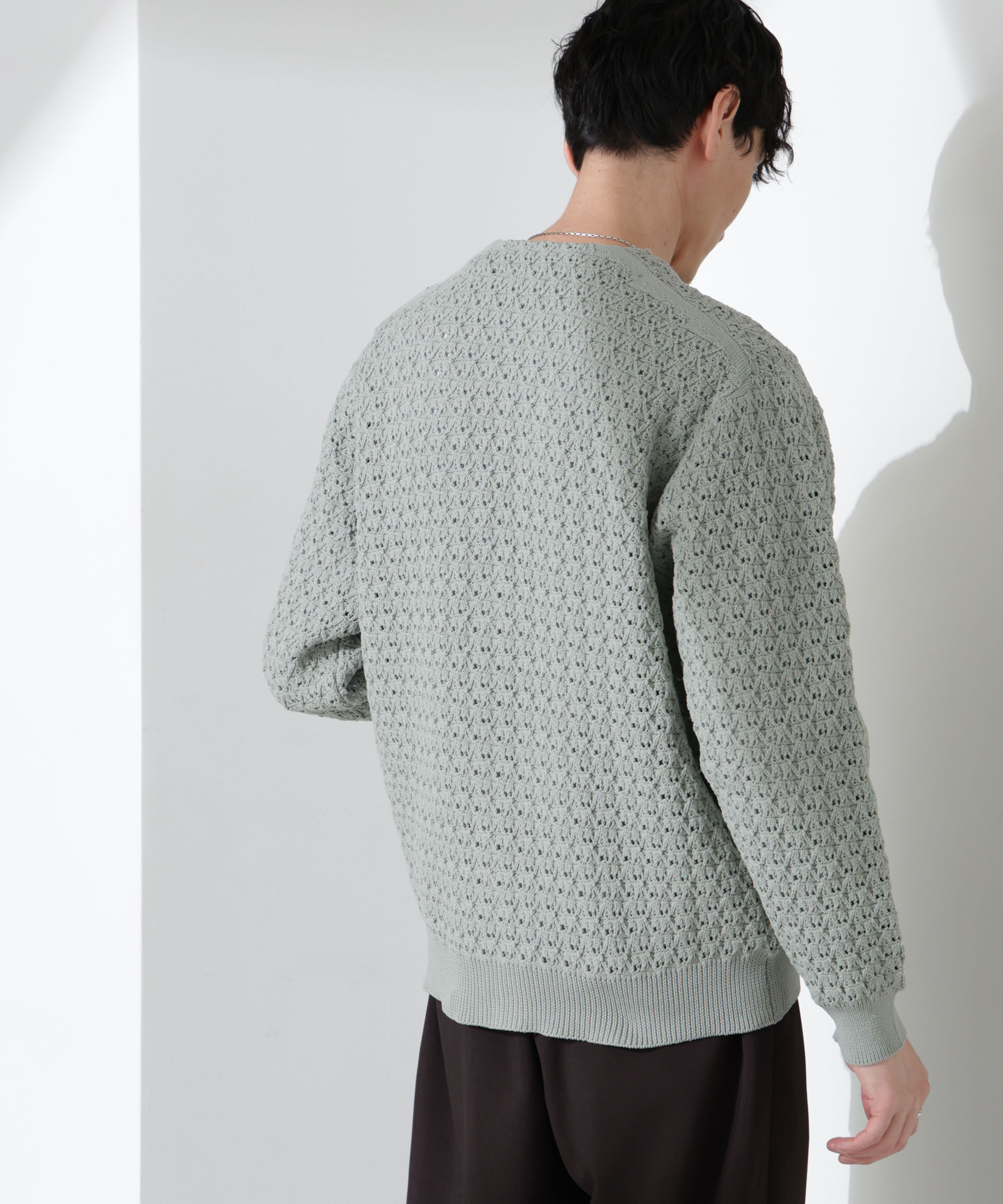 nano･universe「スポンディッシュ フライフロントカーディガン」|ニット・セーター|