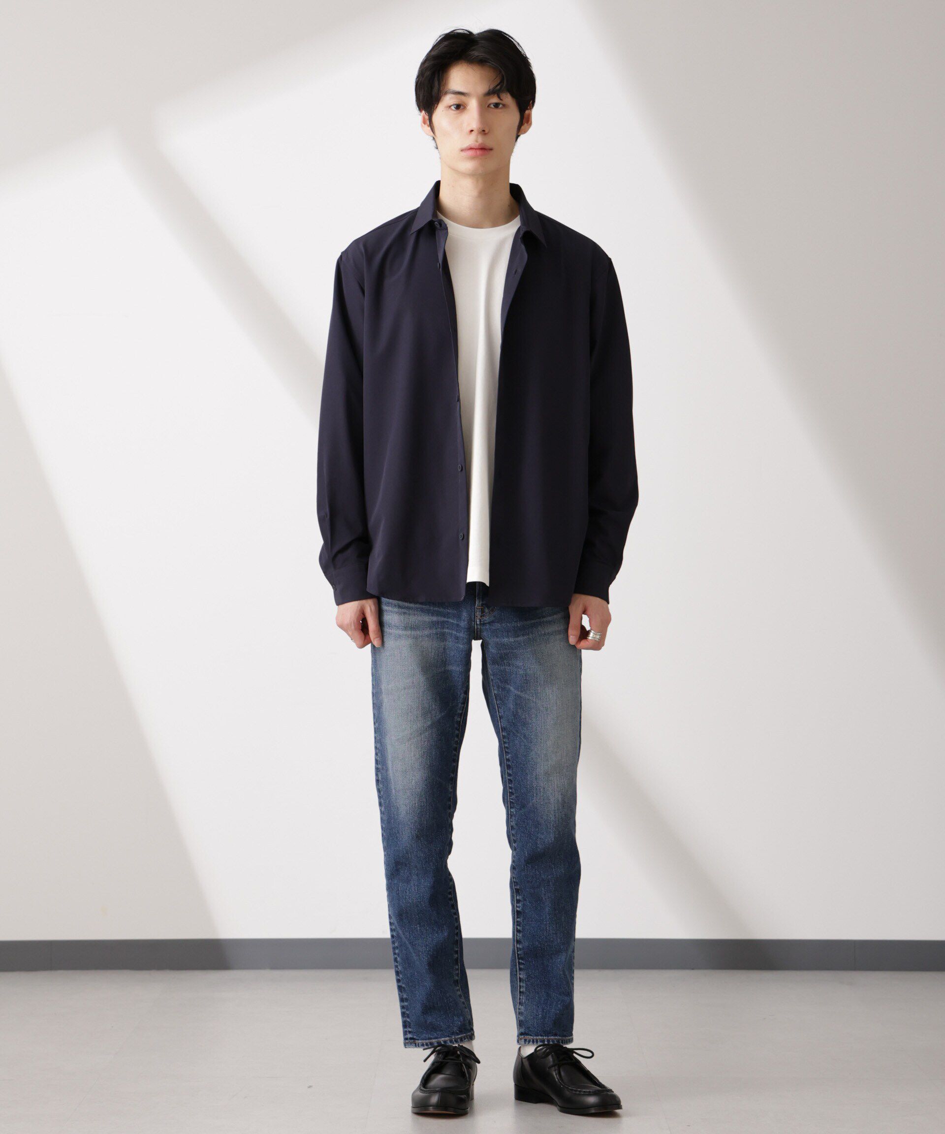 nano･universe「ライトウェイトストレッチ シャツ長袖」|シャツ・ブラウス|