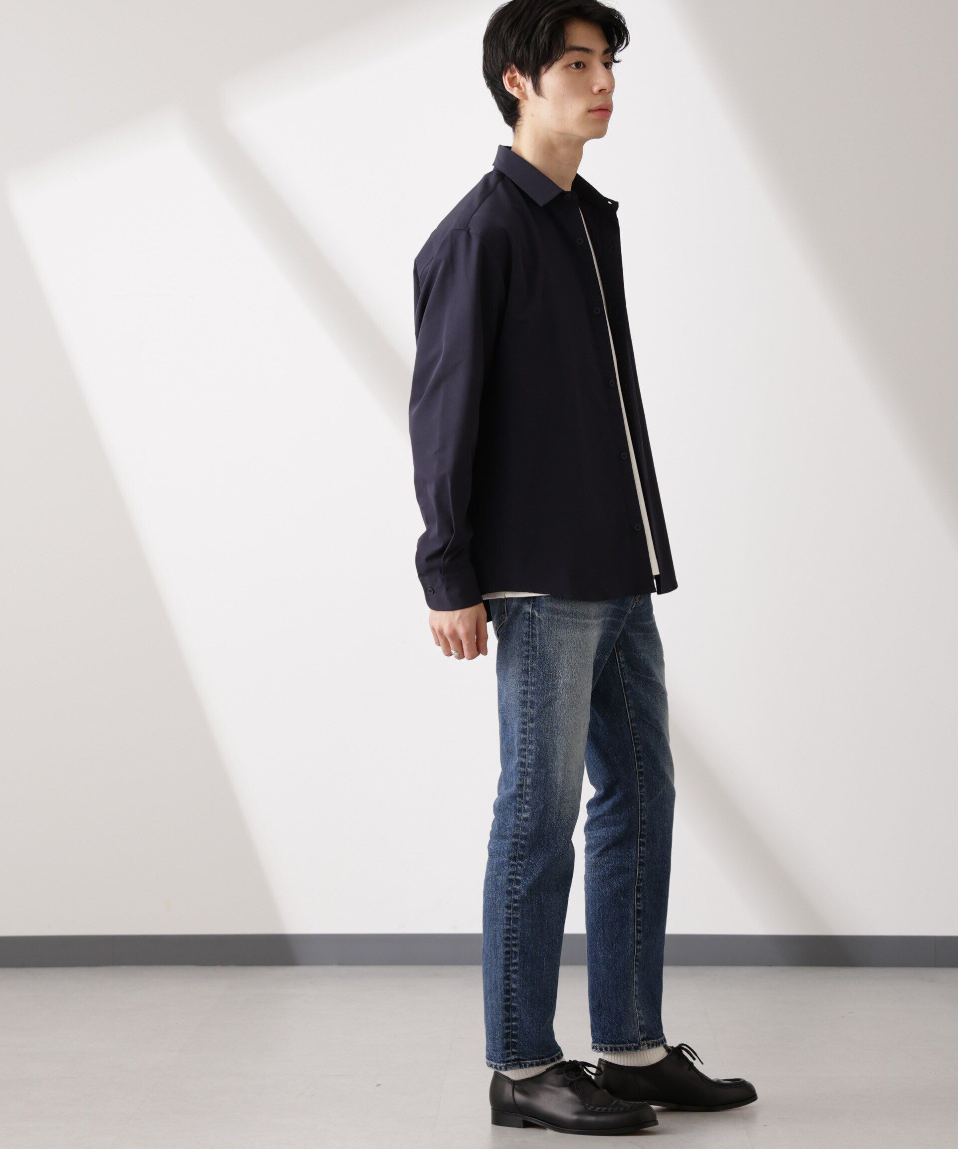 nano･universe「ライトウェイトストレッチ シャツ長袖」|シャツ・ブラウス|