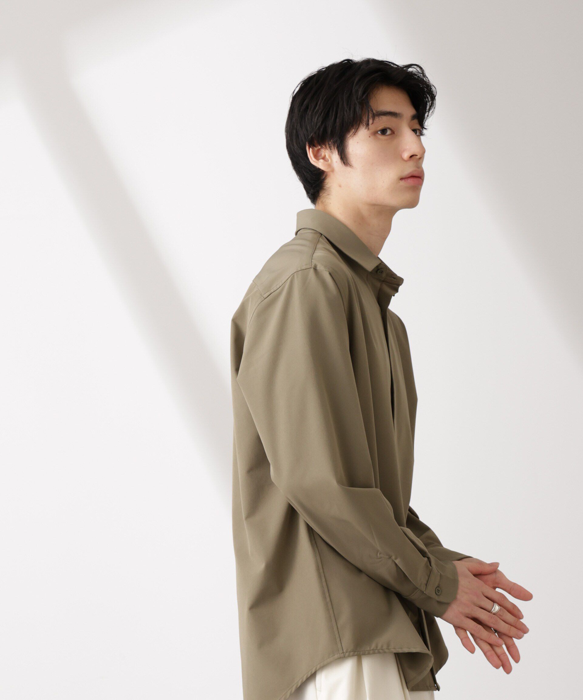 nano･universe「ライトウェイトストレッチ シャツ長袖」|シャツ・ブラウス|