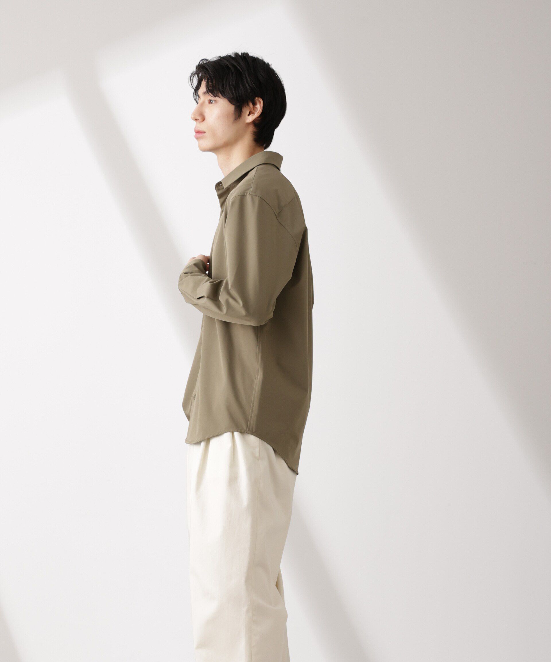 nano･universe「ライトウェイトストレッチ シャツ長袖」|シャツ・ブラウス|