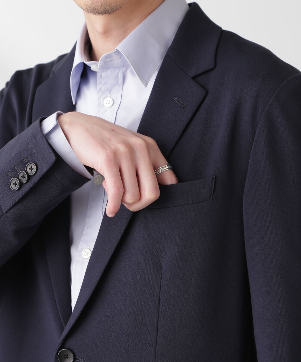 nano･universe「「N JACKET PREMIUM」IN DRY カノコストレッチジャケット(セットアップ可)」|スーツ|