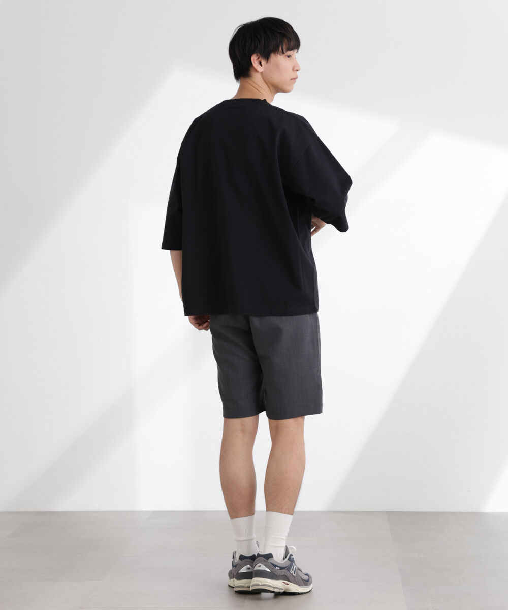 nano･universe「ルーズフィットワイドスリーブTシャツ 7分袖」|Tシャツ・カットソー|