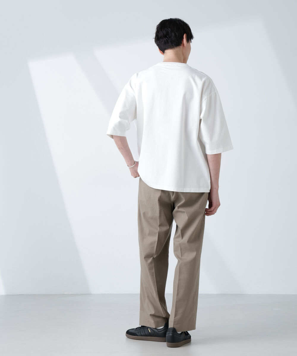 nano･universe「ルーズフィットワイドスリーブTシャツ 7分袖」|Tシャツ・カットソー|