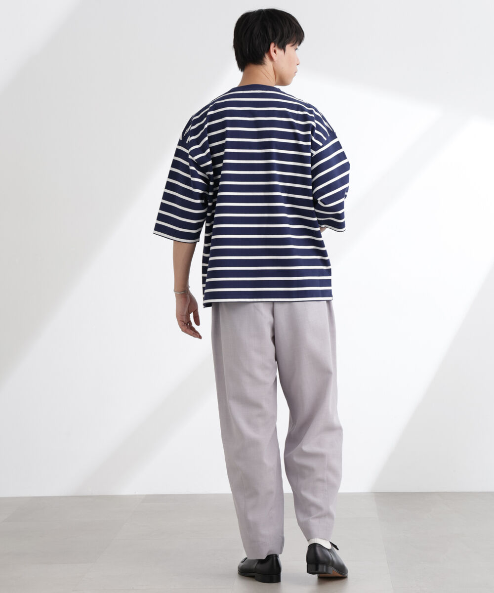 nano･universe「ルーズフィットワイドスリーブTシャツ 7分袖」|Tシャツ・カットソー|