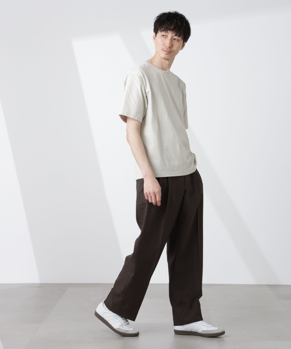 nano･universe「パネルボーダーTシャツ 半袖」|Tシャツ・カットソー|