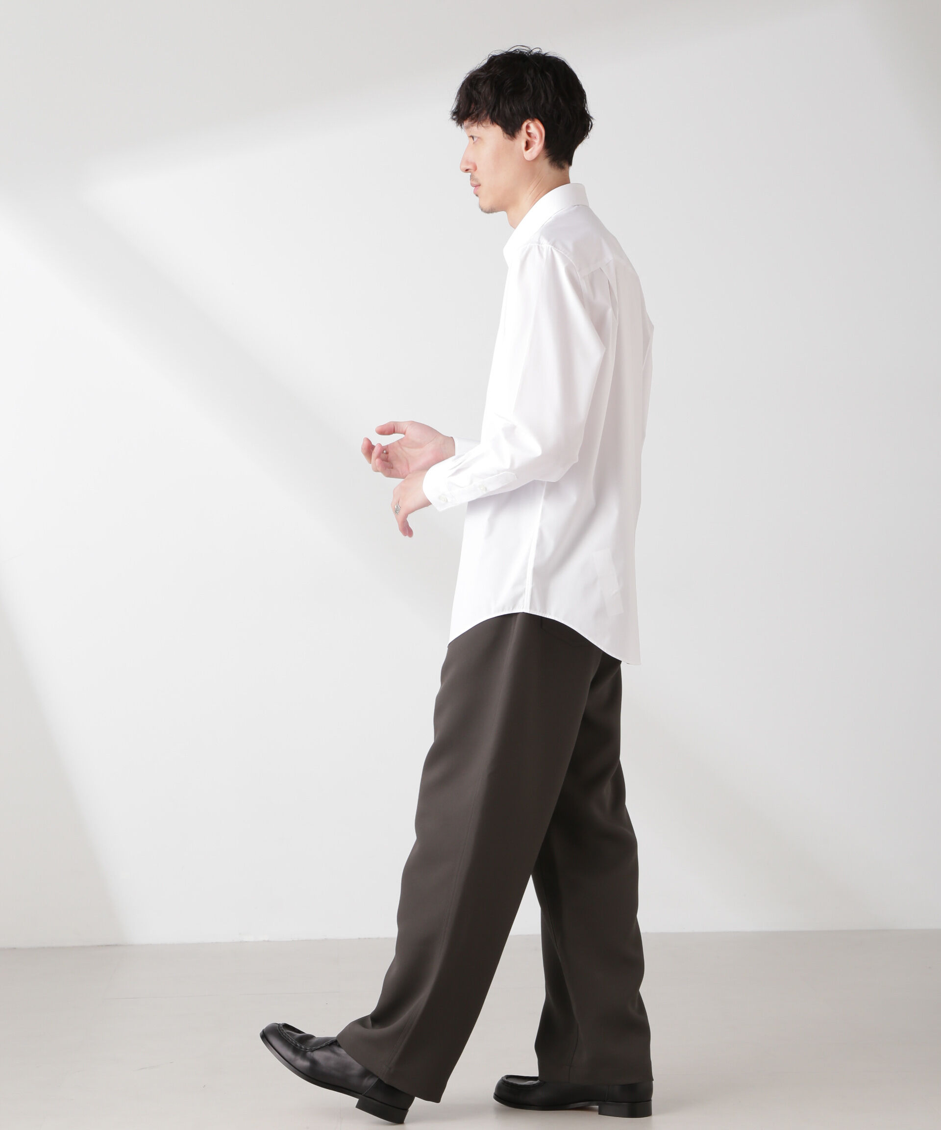  「トリプルクロス バレルレッグパンツ(セットアップ可)」|その他|