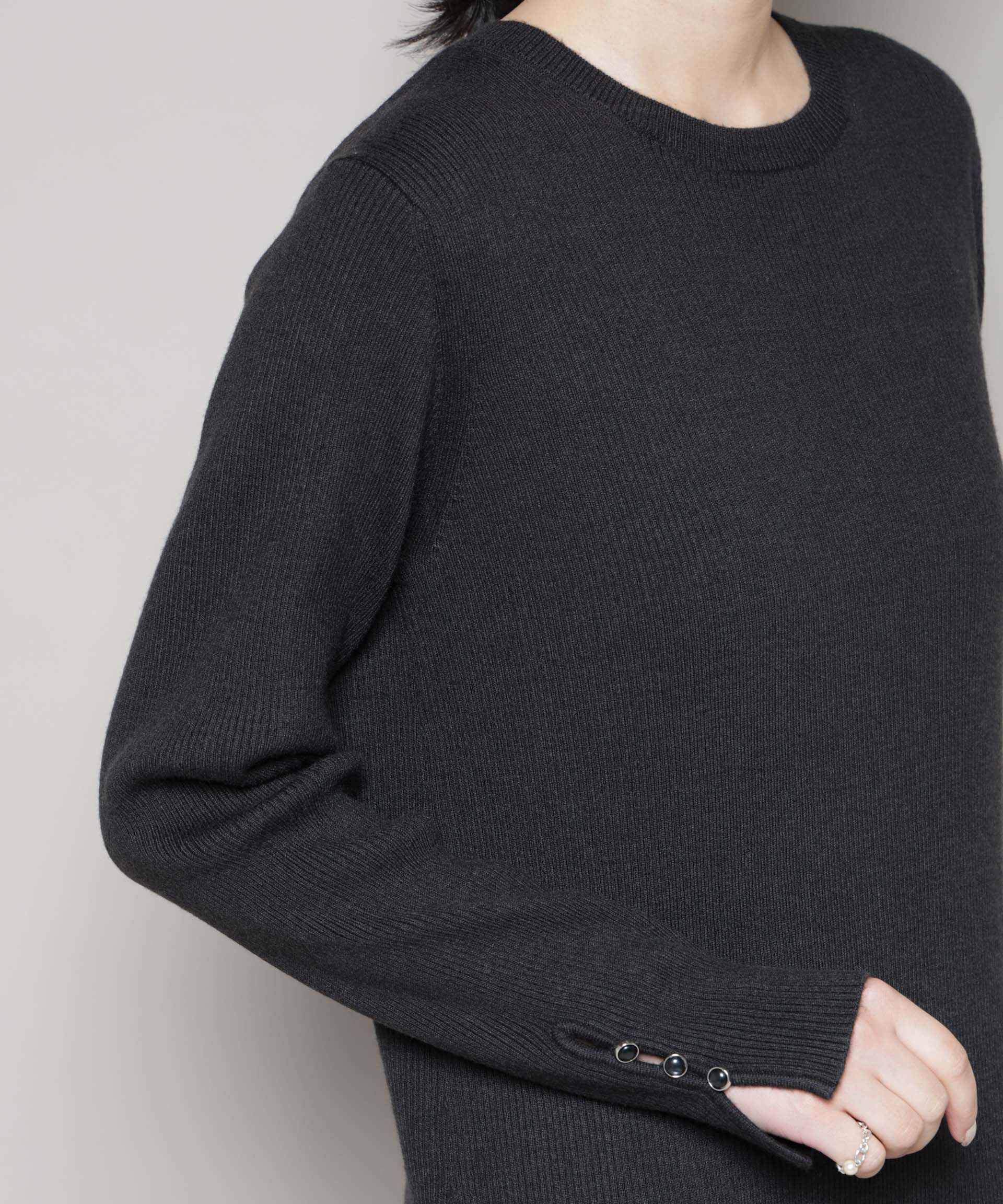 nano･universe「ドロストベスト＋リブニットワンピースセット」|ワンピース|