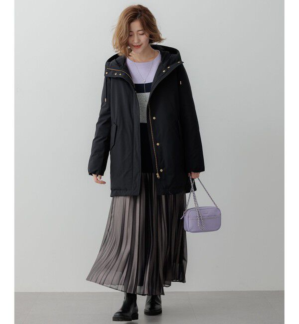 23区「【滝沢眞規子さん着用/一部店舗限定/撥水加工】ミリタリー ダウンコート」|ダウン|